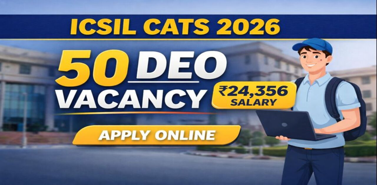 ICSIL CATS Data Entry Operator Recruitment 2026