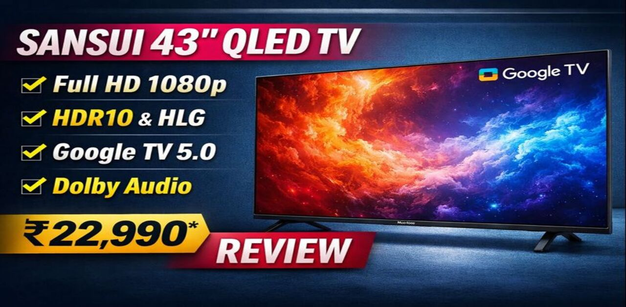 Sansui 43 QLED Google TV